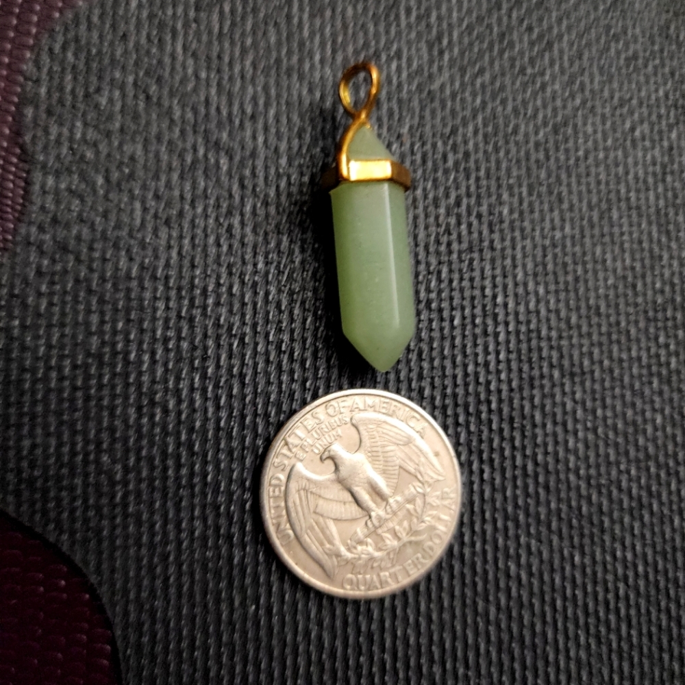 Green Adventurine Pendulum Pendant